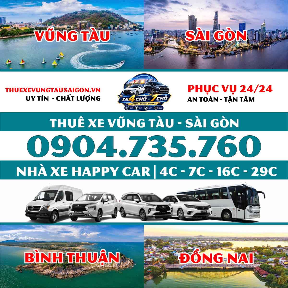 Thuê Xe Vũng Tàu Sài Gòn