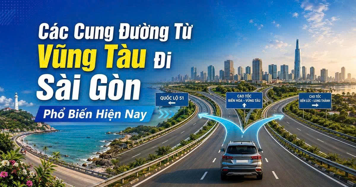 Các Cung Đường Từ Vũng Tàu Đi Sài Gòn Phổ Biến Hiện Nay